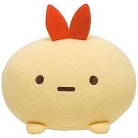 Sumikko Gurashi MX35601 Squishy Super Mochimochi Daifuku Cushion, Ebifurai Tail (Fried Shrimp Tail) Small Size