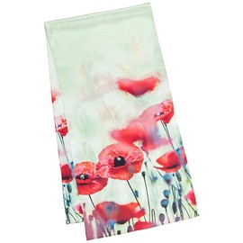 VON LILIENFELD Long Scarf "Poppies"