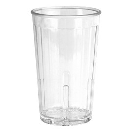 GET 8810-1-CL-EC Spektrum BPA-Free Multi-Faceted Plastic Tumblers, 10 Ounce, Clear (Set of 4)