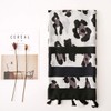 WHITE FANG MA039 Women's Stole Scarf, Cotton, Linen, Leopard Pattern,