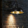 Diyel Solar Barn Light for Outside, Gooseneck Outdoor Wall Lights