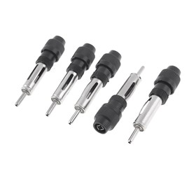 uxcell 5PCS Vehicle Car Radio AM/FM Antenna Adapter Male Connector