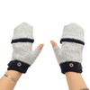1Pair USB Heated Gloves Adjustable Temperature Electric Heated Gloves for