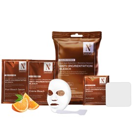 Nutriglow Advanced Organics Anti-Pigmentation Bleach for Lightening & Brightening (6 In 1) - 20G, All Skin Types