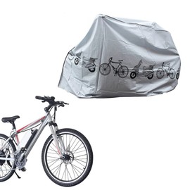 Bike Covers Dust Rain UV Protection Waterproof Bicycle Cover Indoor Outdoor Grey Bicycle Cover Outside Bikes Rain Covers Bike Covers Uv Protection Waterproof Cover