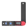 2 in 1 Mini Digital Angle Finder Ruler Protractor Blue