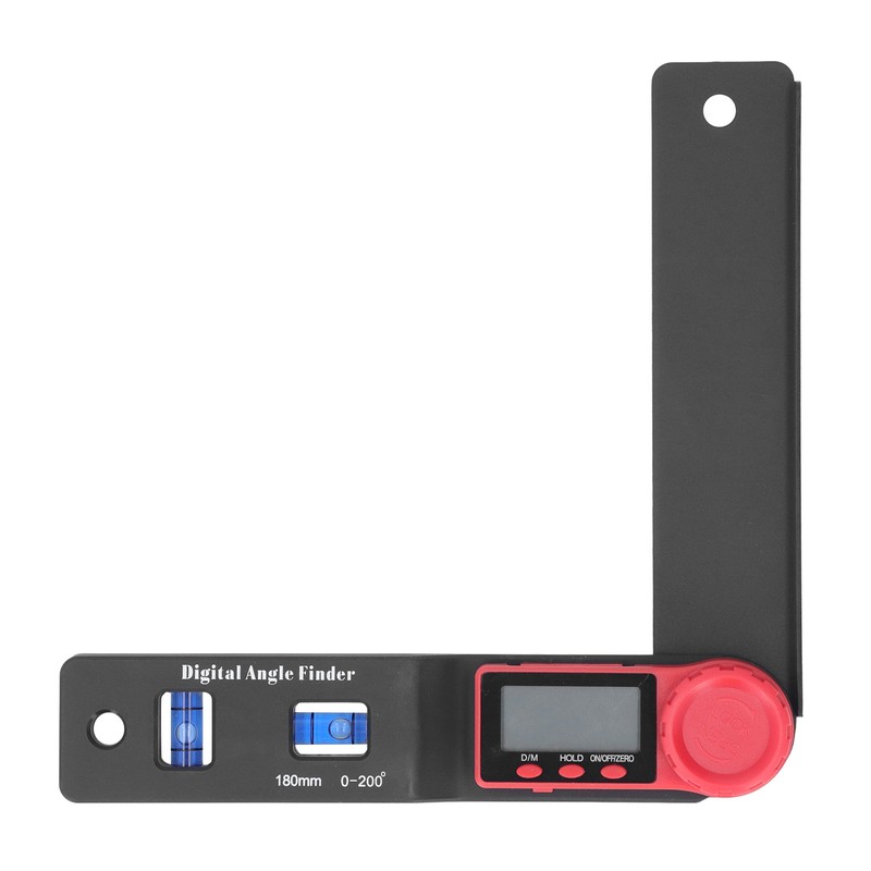2 in 1 Mini Digital Angle Finder Ruler Protractor Blue