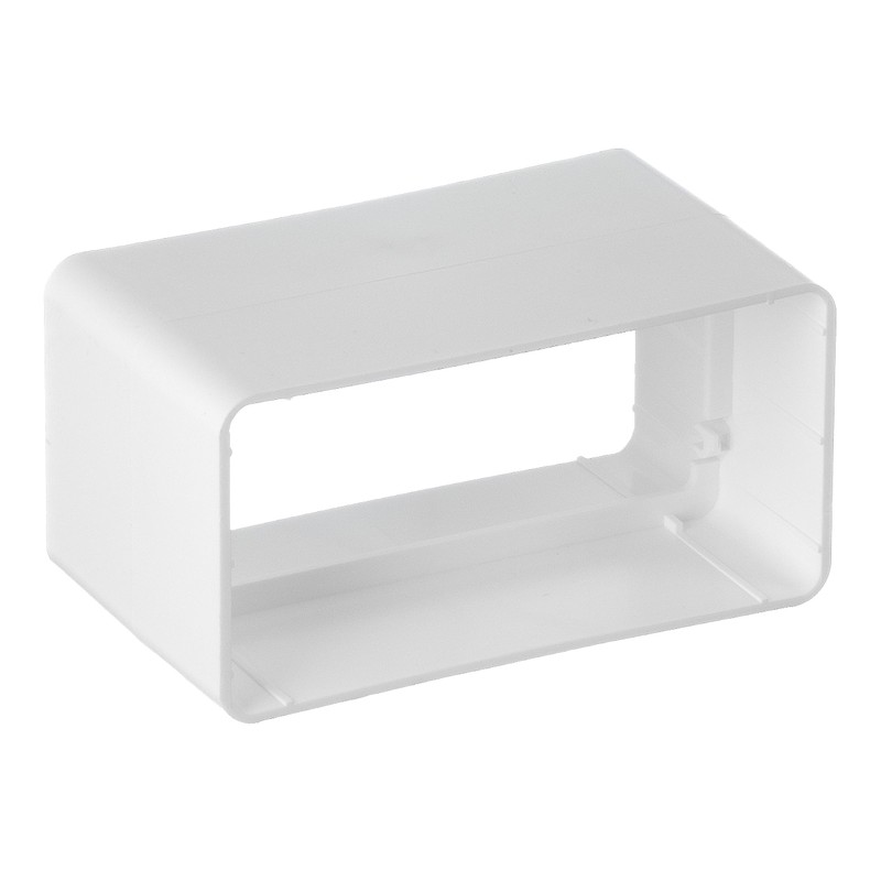 Steinberg14 White 220x55mm | 8x2 inch Flat Ducting Connector -