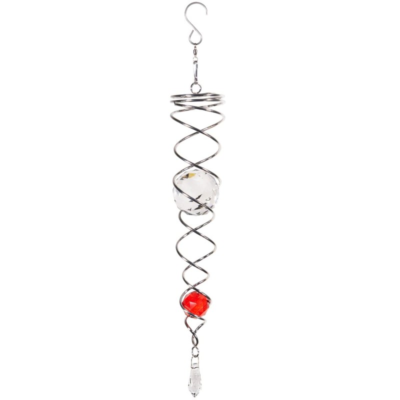CIM Wind Spiral - Crystal Twister Red - Dimensions: 6