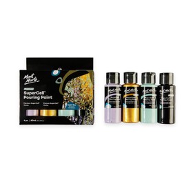 Mont Marte Supercell Pouring Paint 4-Pieces Set, 60 ml, Night Sky