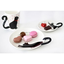 Black Cat Tail Plate Dots (Small) ar0604210 