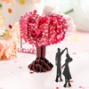 YianHien Pop-Up Love Birthday Card, Love Tree Pop-Up Card for