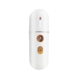Nano Facial Spray Steamer, Pink, Moisturizing and Purifying, Mini Travel Size (White)