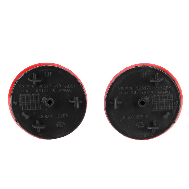 2pcs Red Lens Left &amp; Right Rear Bumper Reflectors 26561JE20A