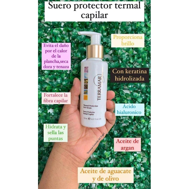 Terramar Protege El Cabello Con Lociòn Y Suero Protector Original