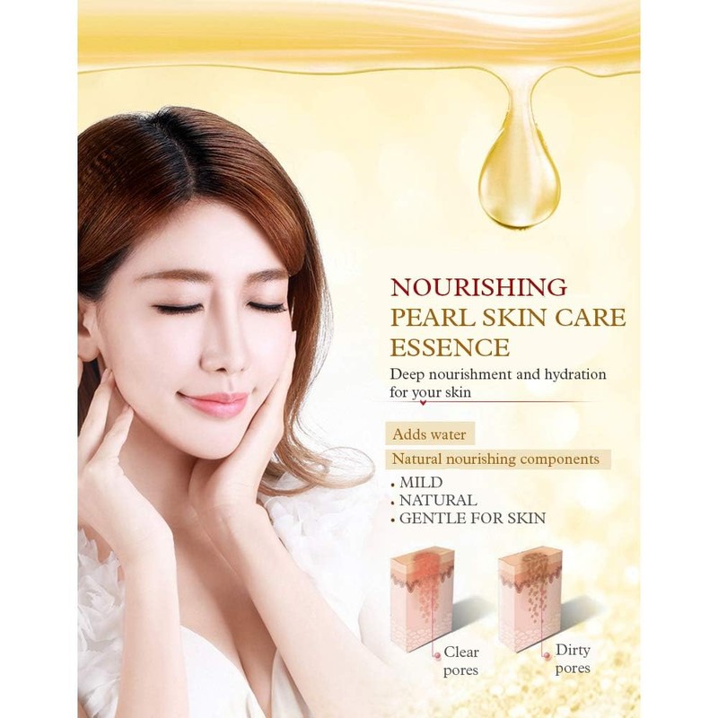 BIOAQUA Pure Hydrolyzed Pearls Skin Silky Moist Flawless Refreshing Tender
