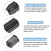 sourcing map Metric Thread Tap M10 x 1.5 H2 Nitride