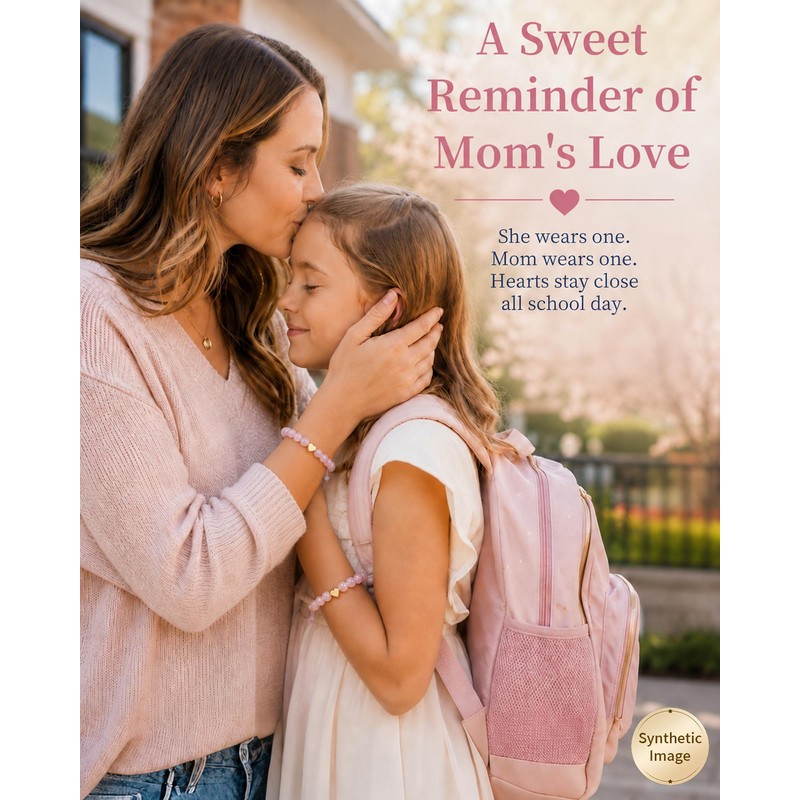 Back to School Mommy and Me Matching Bracelets for First