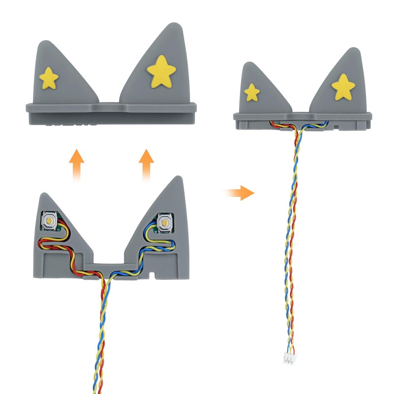 Toniebox Replacement Earpiece Kit - 1 Blue Outer Ear, 1