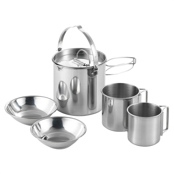 Kakusee Sola Relax Camping Cooker, 5 Piece Set