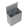 Double Laundry Basket with Lid – Two-Sided Clothes Hamper with