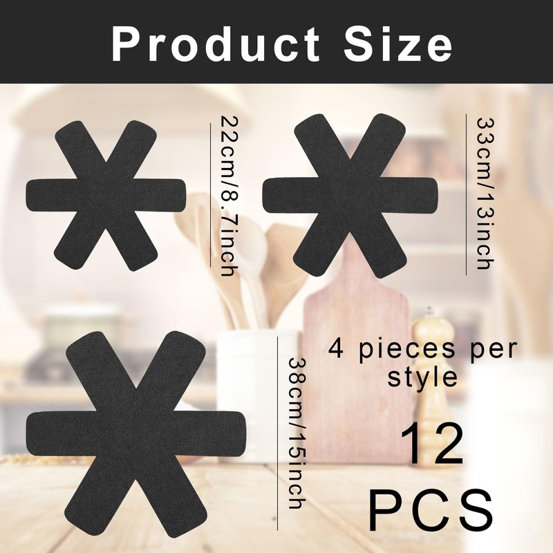 Pack of 12 Pan Protectors, Pan Protector, Stacking Protection, Pot