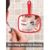 Gladmart Hand Mirror Salon Barber Hairdressing Handheld Mirror with Handle