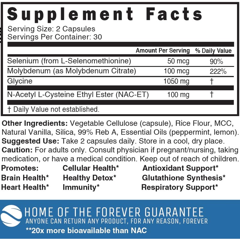 Neuro NAC Supplement N-Acetyl Cysteine Ethyl Ester - More Bioavailable