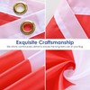 AhfuLife Canada Flag 5ft x 3ft for Canadian Party Decorations,
