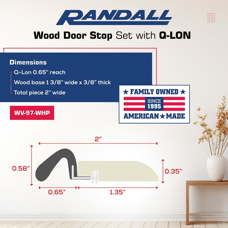 White Primed Colonial Pattern Door Weatherstrip Set, with Q-LON Weatherstrip
