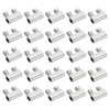 PATIKIL Steel Wire Rope Cable Clamp, 25 Pack M3 Double