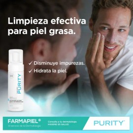 Dermolimpiador Antiacné Facial y Corporal Purity 160ml Día/Noche en espuma Tipo de piel Grasa con Aceite de árbol de té