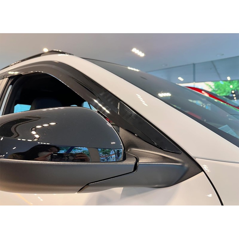 AUTOCLOVER Smoked Window Visor Sun Rain Vent Guard 4p for