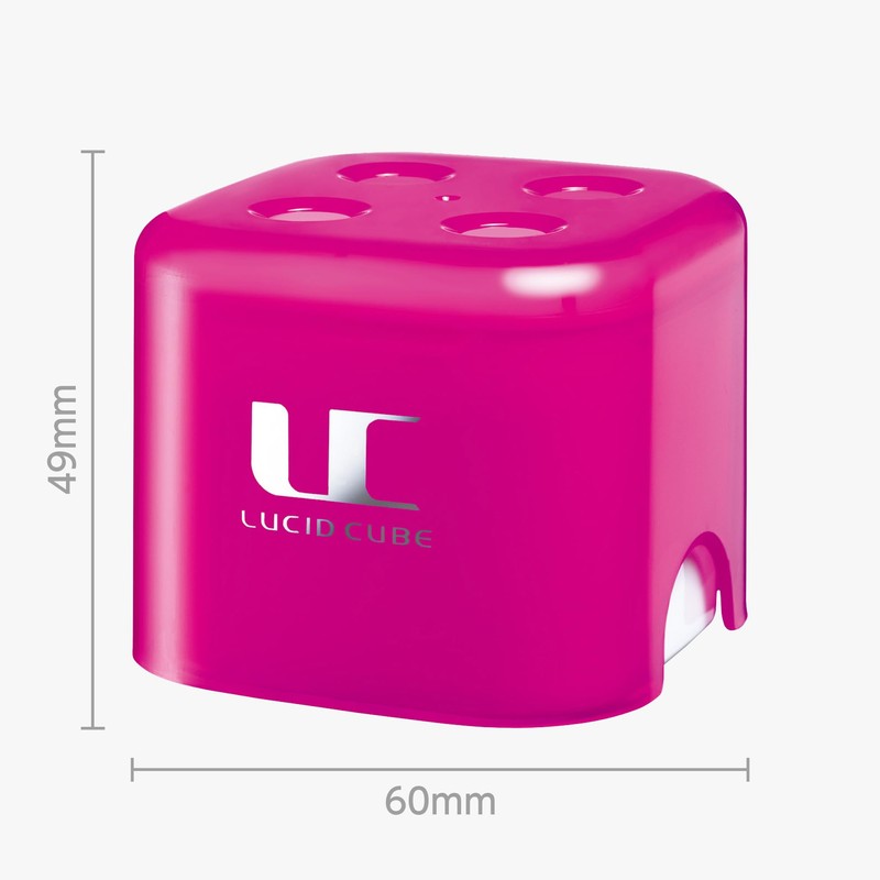 晴香堂(HARUKADO) カーオール 車用 芳香剤 ルシッド キューブ スモーカー ダークラズベリー 120g 1674