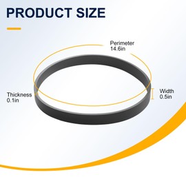 Replacement Belts for Bissell PowerSwift, Aeroswift, Powertrak Upright Vacuum Cleaner, Compatible with Models 1808, 18082, 25982, 2598, 2613, 2612, 1009, Replace Part 1600319, YMH28950, 4 Pack