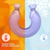Reusable U-Shaped Hot Water Bottle with Soft Plush Cover –