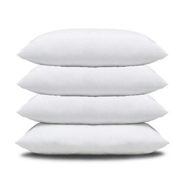GB TEXTILE GB TEXTILE 4 Pack Deluxe Super Bounce Back Pillows - 2 Bedding Set - 2 Pairs plain pillows