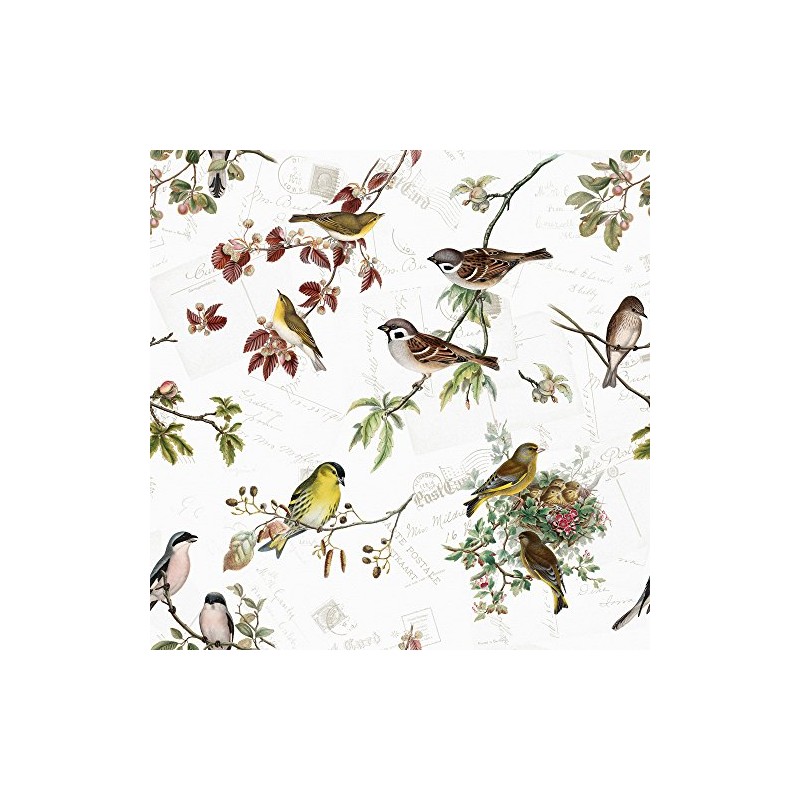 20 napkins, native bird species, birds, animals, animal motif, spring,