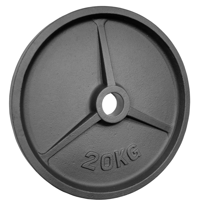 Power Extreme Weight Training Discs with Grip Recess, 51 mm,