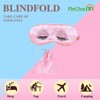 EleCharm Sweet Girl's Satin Eye Mask Long Eyelash Embroidered Eye