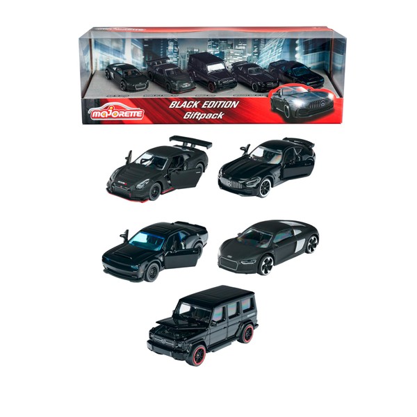 Majorette 212053174 Other License BLACK EDITION DIE-CAST COLLECTOR 5 CAR