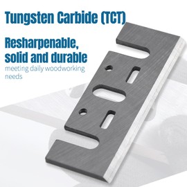 TCT Carbide Planer Blades for DW680, 3-1/4 Inch Planer Knife 82mm, Compatible with DeWalt D26676, DW6655, Compatible with Makita N1900B, KP0810, XPK01, for Bosch 1594, 3-1/4" Planer Blade, 4 PCS