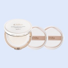 Dalba 달바세트대용량 프레쉬 선쿠션 25g 본품(1개)+리필(2개) Dalba Set Large Capacity Fresh Sun Cushion 25g (1 Piece) + Refill (2 Pieces)