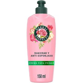 HERBAL ESSENCES, Crema para Peinar Suavidad y Anti-Esponjado, Aroma con notas de Rosas, Frambuesas y Violetas, 150 ml