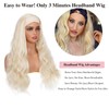 Jennandra 613 Blonde Headband Wig Human Hair Body Wave 20