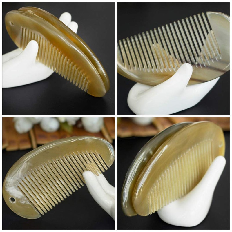 Healifty 1pc Yak Horn Comb-Wide Tooth Hair Comb - Breezelike