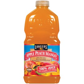 Langers 100% Juice with Vitamin C, Apple Peach Mango, 64 Ounce (Pack of 8)