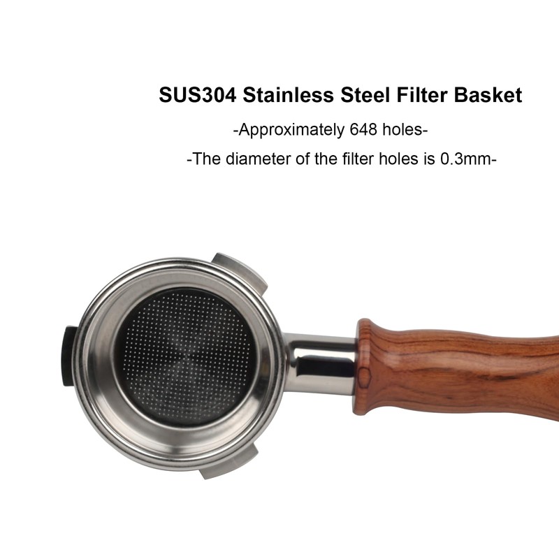 CAPFEI 58mm bottomless portafilter with 3 Ears Compatible with CASABREWS/Gevi