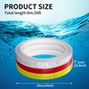 Prasacco 3 Rolls Reflective Tape, 10mmx8M High Visibility Safety Warning