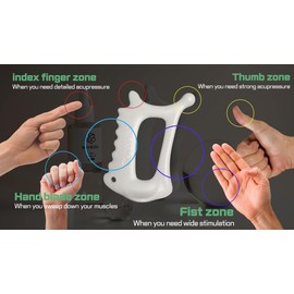 ROYROSA® 로이로사 매직괄사, 100% Ceramic Guasha, Facial and Body Acupuncture Therapy, Reduce fine Lines, Wrinkles and Muscle tensions, Made in South Korea (ROYROSA GUASHA)